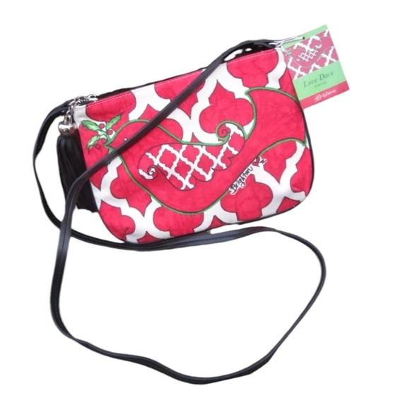 Brighton LOVE DOVE Holiday Christmas Crossbody Pouch NWT - Picture 5 of 9